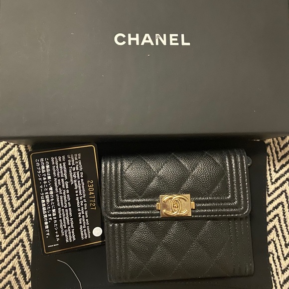 Chanel Le Boy black wallet - Picture 10 of 10